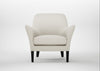 Wallis Armchair Chunky Boucle Ecru / Black