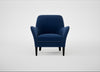 Wallis Armchair Cotton Velvet Midnight / Black