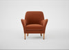 Wallis Armchair Cotton Velvet Russet / Natural