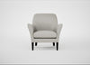 Wallis Armchair Melton Wool Limestone / Black