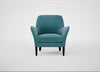 Wallis Armchair Smart Luxe Velvet Airforce Blue / Black