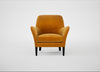 Wallis Armchair Smart Luxe Velvet Cognac / Black