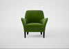 Wallis Armchair Smart Luxe Velvet Grass / Black