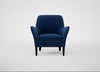 Wallis Armchair Smart Luxe Velvet Midnight / Black