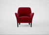 Wallis Armchair Smart Luxe Velvet Mulberry / Black