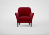 Wallis Armchair Smart Luxe Velvet Mulberry / Walnut Stained