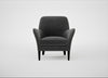 Wallis Armchair Smart Luxe Velvet Nickel / Black