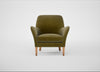 Wallis Armchair Smart Luxe Velvet Peridot / Natural