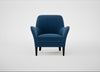Wallis Armchair Smart Velvet Petrol / Black