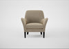 Wallis Armchair Boucle Velvet Rocky / Black