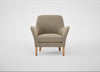 Wallis Armchair Boucle Velvet Rocky / Natural