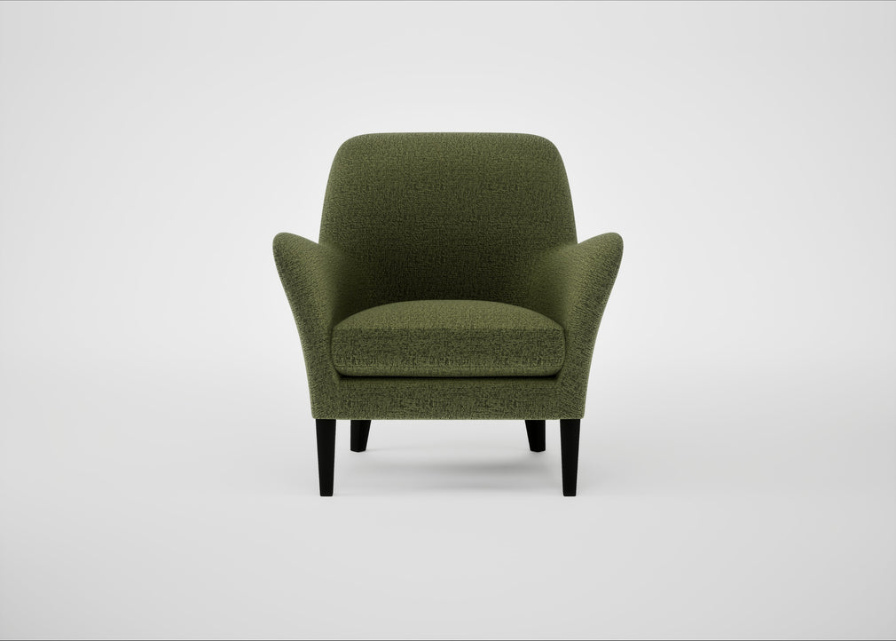 Wallis Armchair Boucle Velvet Wilder / Black