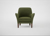 Wallis Armchair Boucle Velvet Wilder / Walnut Stained