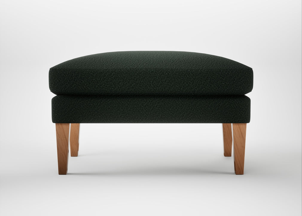 Wallis Ottoman Boucle Fern / Natural