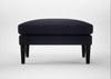 Wallis Ottoman Boucle Indigo / Black
