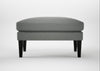 Wallis Ottoman Boucle Steel / Black