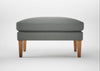 Wallis Ottoman Boucle Steel / Natural