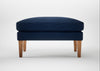 Wallis Ottoman Broad Weave Lagoon / Natural