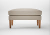 Wallis Ottoman Broad Weave Putty / Natural