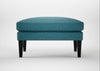 Wallis Ottoman Brushed Cotton Cadet / Black