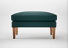 Wallis Ottoman Brushed Cotton Pine / Natural