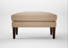 Wallis Ottoman Capelo Linen-Cotton Bamboo / Walnut Stained