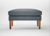Wallis Ottoman Capelo Linen-Cotton Mineral / Natural