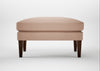 Wallis Ottoman Capelo Linen-Cotton Rosedale / Walnut Stained
