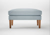Wallis Ottoman Capelo Linen-Cotton Sea Shanty / Natural