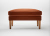 Wallis Ottoman Cotton Velvet Russet / Natural