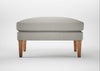 Wallis Ottoman Melton Wool Limestone / Natural