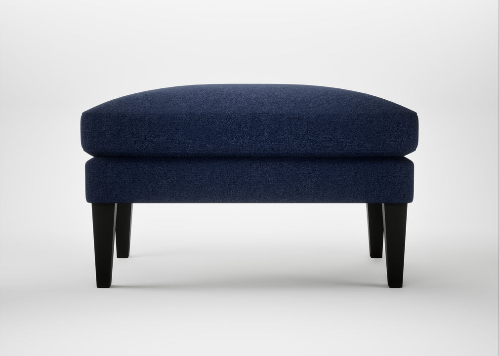 Wallis Ottoman Melton Wool New Navy / Black