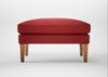 Wallis Ottoman Melton Wool Red Oxide / Natural