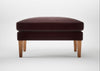 Wallis Ottoman Smart Luxe Velvet Acorn / Natural