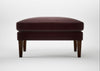 Wallis Ottoman Smart Luxe Velvet Acorn / Walnut Stained