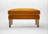 Wallis Ottoman Smart Luxe Velvet Cognac / Natural