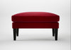 Wallis Ottoman Smart Luxe Velvet Mulberry / Black