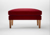 Wallis Ottoman Smart Luxe Velvet Mulberry / Natural