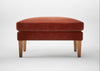 Wallis Ottoman Smart Luxe Velvet Tawny / Natural