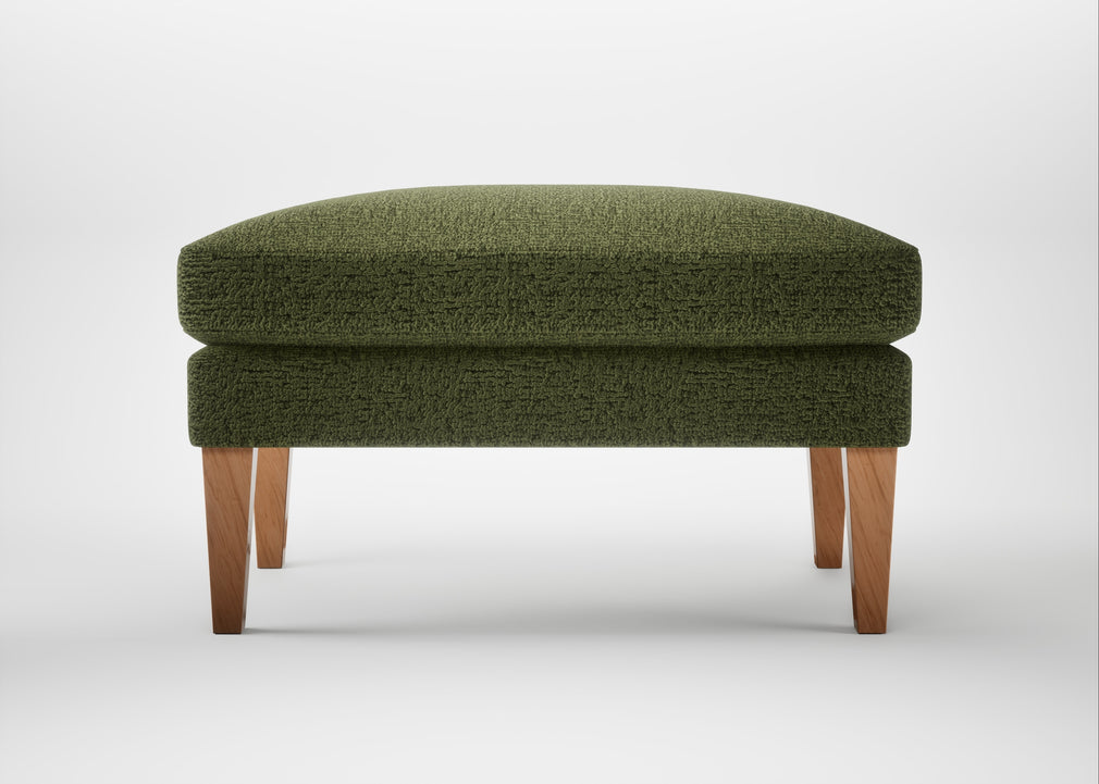 Wallis Ottoman Boucle Velvet Wilder / Natural