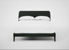 Wallis Bed Double / Boucle Fern / Black"