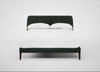 Wallis Bed Double / Boucle Fern / Walnut Stained"