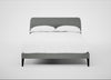 Wallis Bed Double / Boucle Steel / Black"