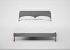 Wallis Bed Double / Boucle Steel / Natural"
