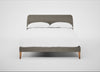 Wallis Bed Double / Broad Weave Pebble / Natural"