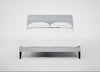 Wallis Bed Double / Broad Weave Tin / Black"