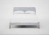 Wallis Bed Double / Broad Weave Tin / Natural"