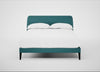 Wallis Bed Double / Brushed Cotton Cadet / Black