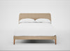 Wallis Bed Double / Capelo Linen-Cotton Bamboo / Natural"