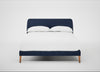 Wallis Bed Double / Capelo Linen-Cotton Inkspot / Natural